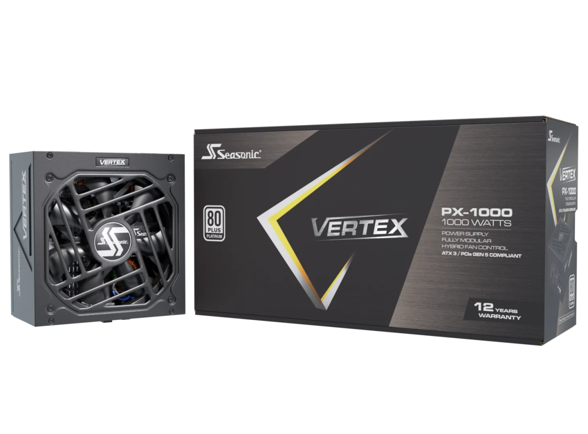 Seasonic VERTEX PX ATX 3.1 - 1000W Power Supply | 12102PXAFS - Vektra Computers LLC Seasonic VERTEX PX ATX 3.1 - 1000W Power Supply | 12102PXAFS - Vektra Computers LLC